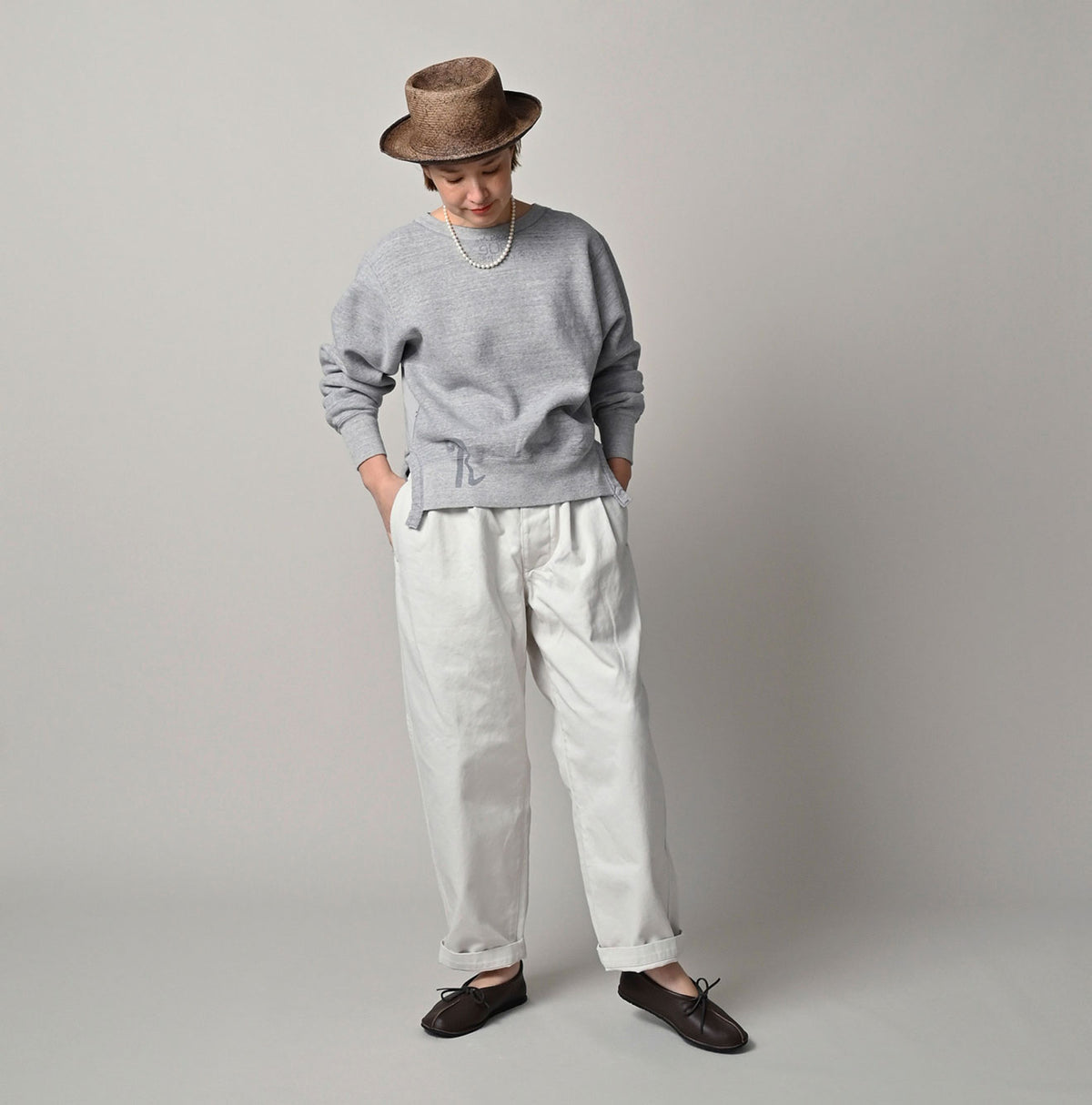 45R Cotton Fleece Cutwork Top (Top-dyed)