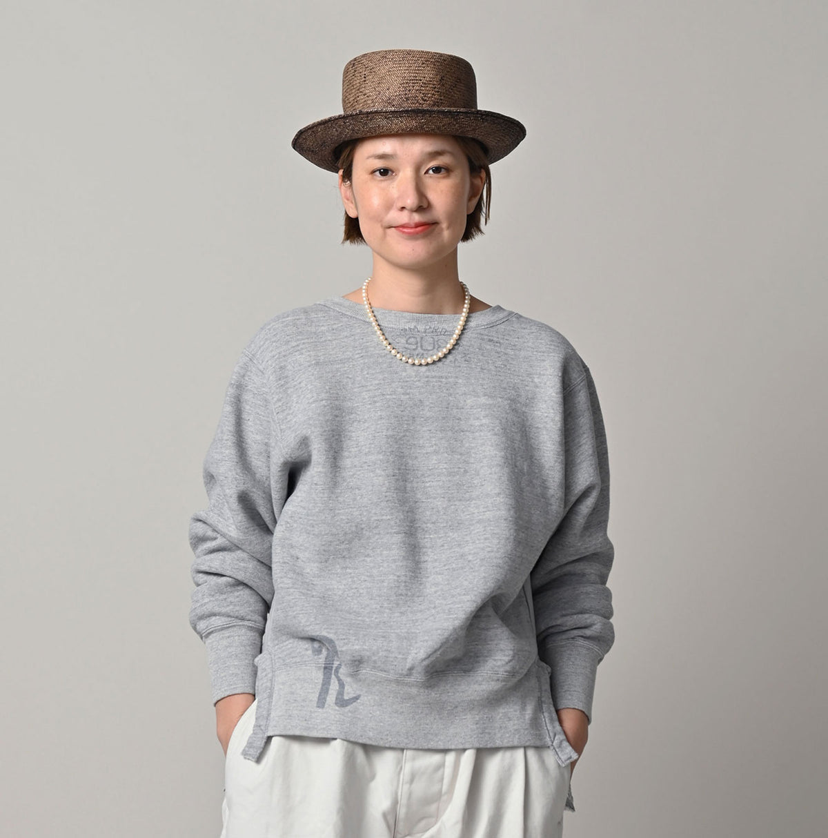 45R Cotton Fleece Cutwork Top (Top-dyed)