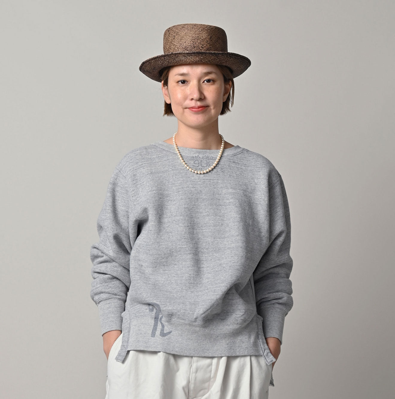 45R Cotton Fleece Cutwork Top (Top-dyed)