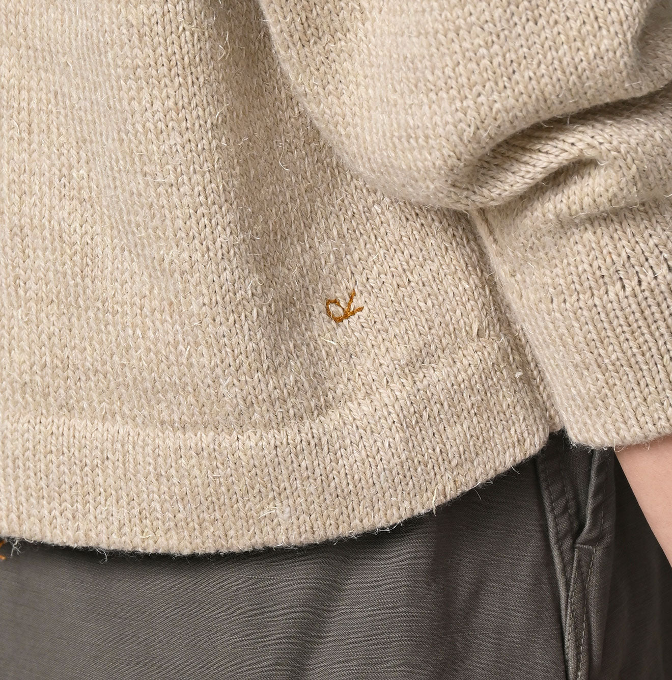 45R Cashmere Linen Ribbon Top - Image 12