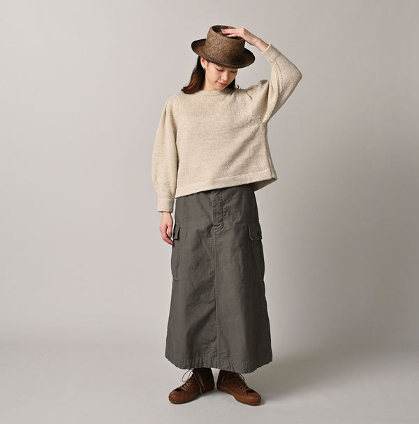 45R Cashmere Linen Ribbon Top