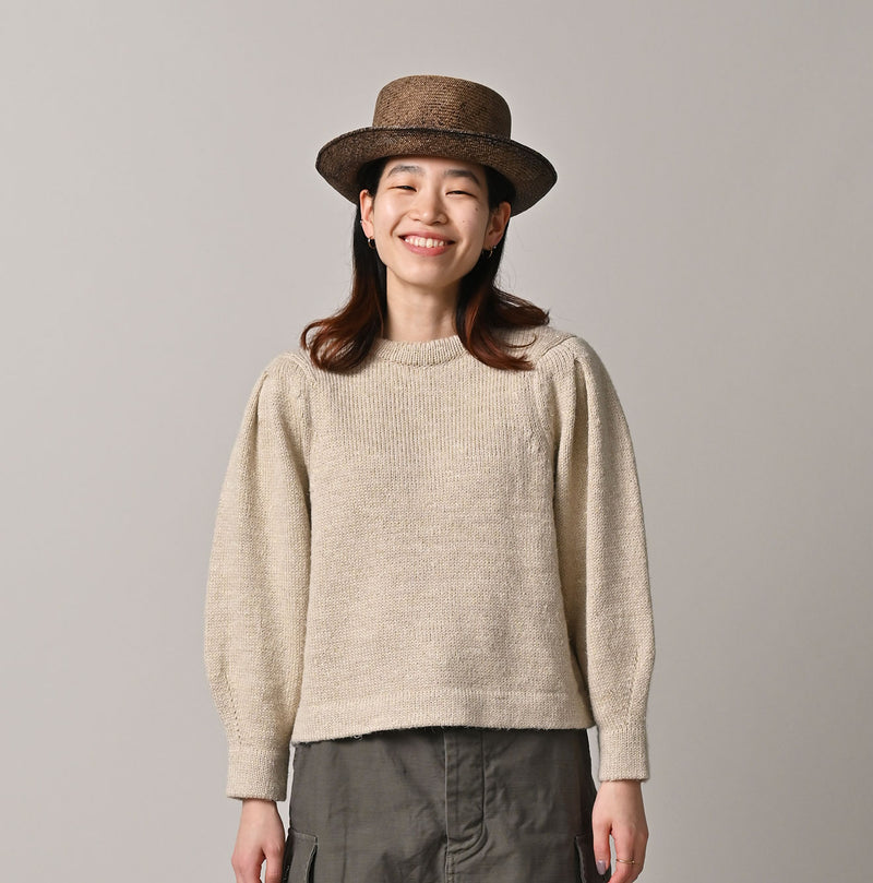 45R Cashmere Linen Ribbon Top - Image 6