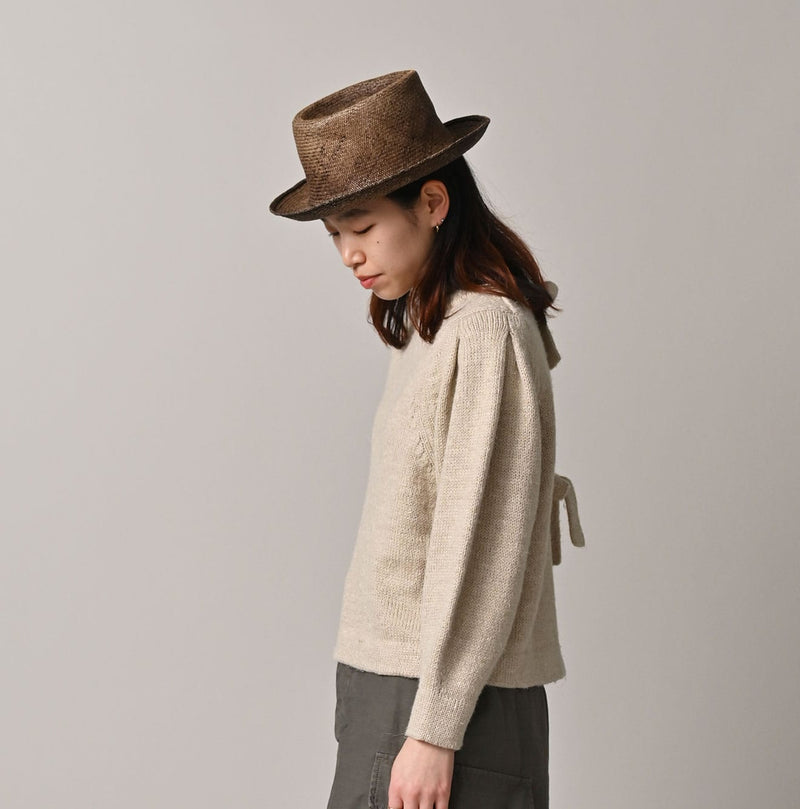 45R Cashmere Linen Ribbon Top - Image 7