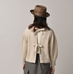 45R Cashmere Linen Ribbon Top