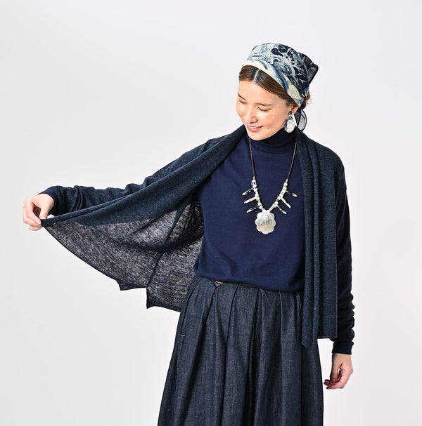 Botanical Dyed Cashmere Super Gauze Cachecoeur - 45R by 45rpm studio