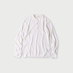 Botanical Dyed Cashmere Super Gauze Henley - 45R by 45rpm studio