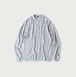 Botanical Dyed Cashmere Super Gauze Henley - 45R by 45rpm studio