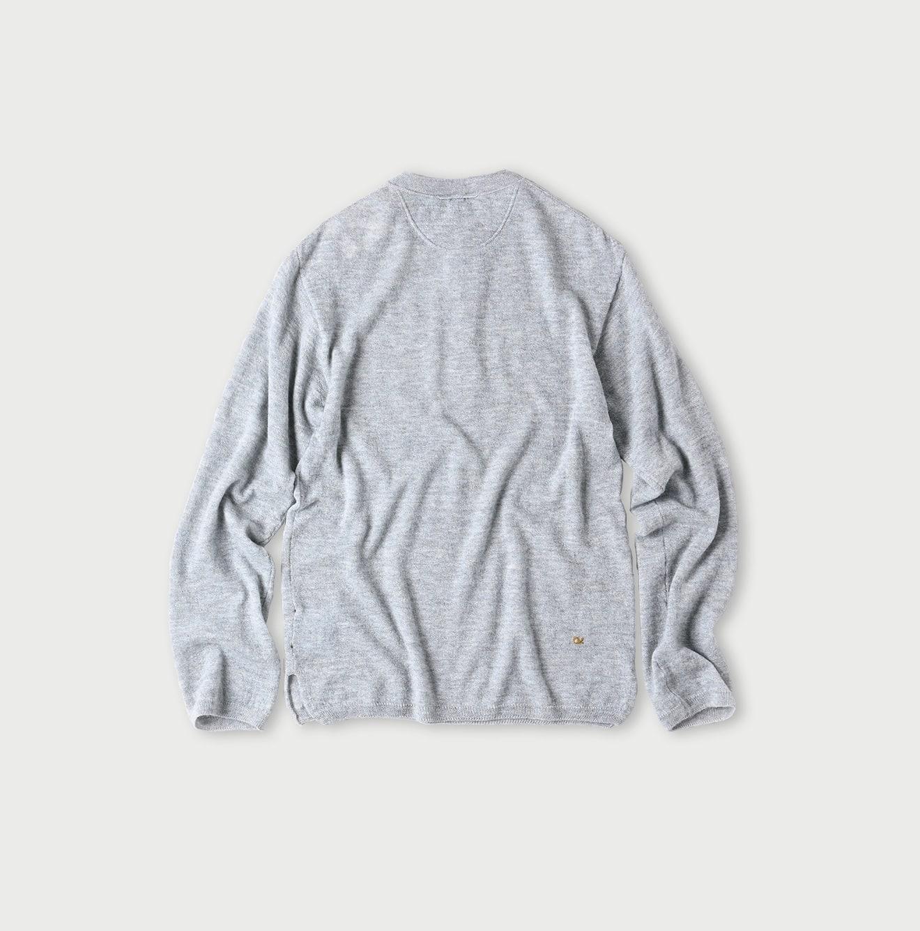 Botanical Dyed Cashmere Super Gauze Henley - 45R by 45rpm studio - Image 6