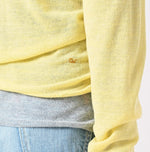 Botanical Dyed Cashmere Super Gauze Henley - 45R by 45rpm studio