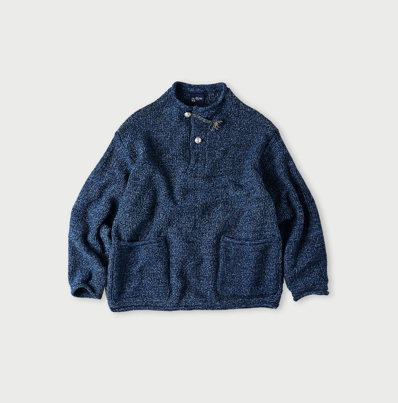 45R Indigo Moccasin 908 Uma Pullover