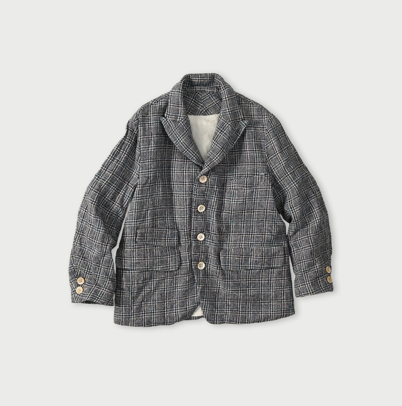 45R Cotton Linen Tweed 908 Jacket - Image 1