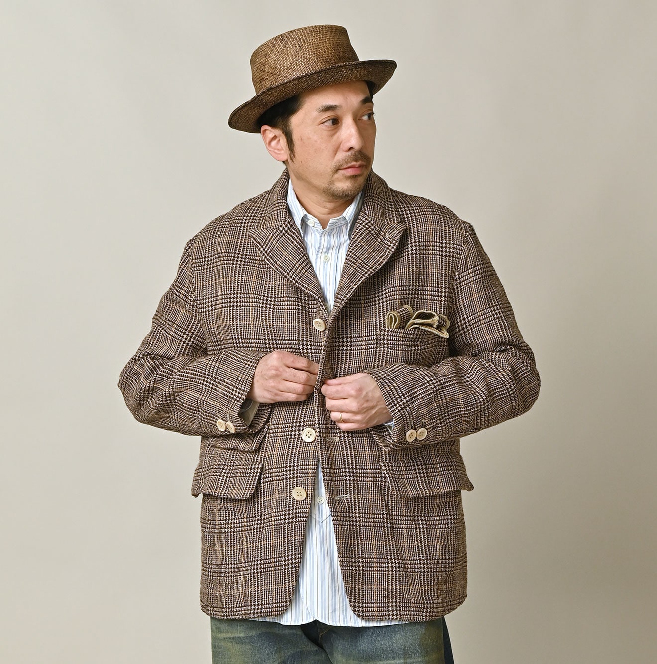 Cotton Linen Tweed 908 Jacket | 45R Official Online Store – 45R GLOBAL