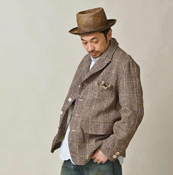 45R Cotton Linen Tweed 908 Jacket