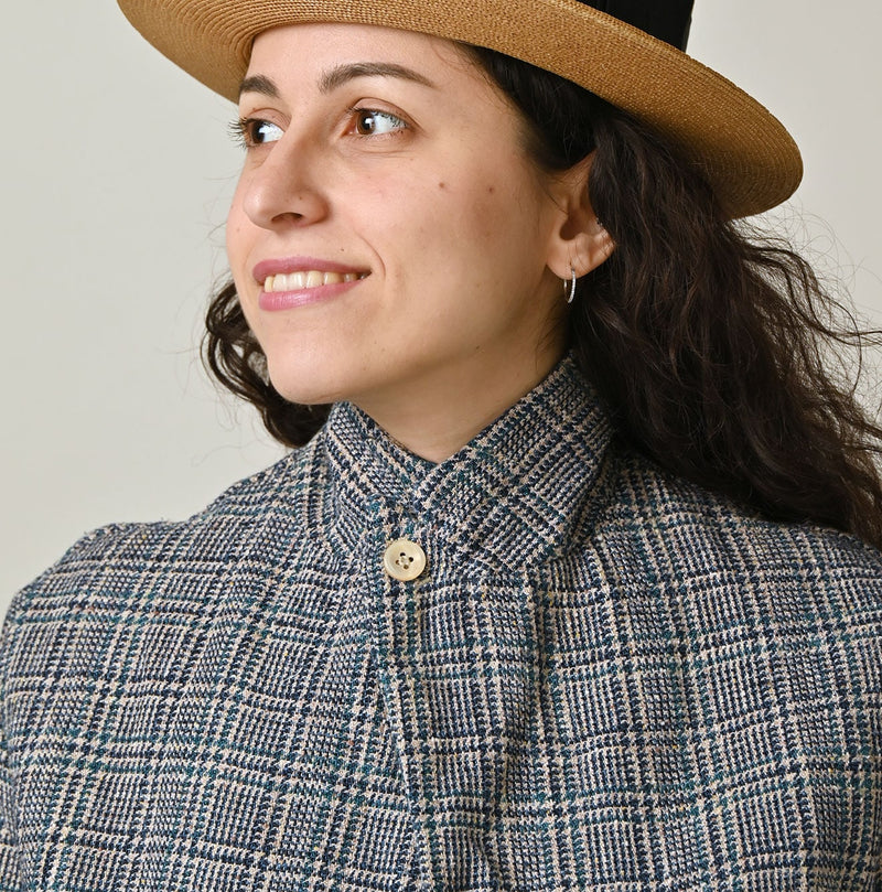 45R Cotton Linen Tweed 908 Jacket - Image 12