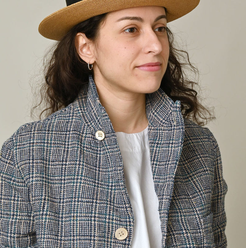 45R Cotton Linen Tweed 908 Jacket - Image 13