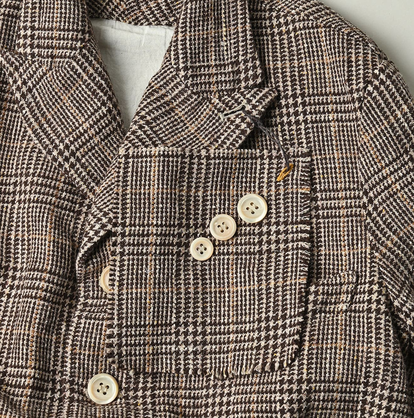 45R Cotton Linen Tweed 908 Jacket
