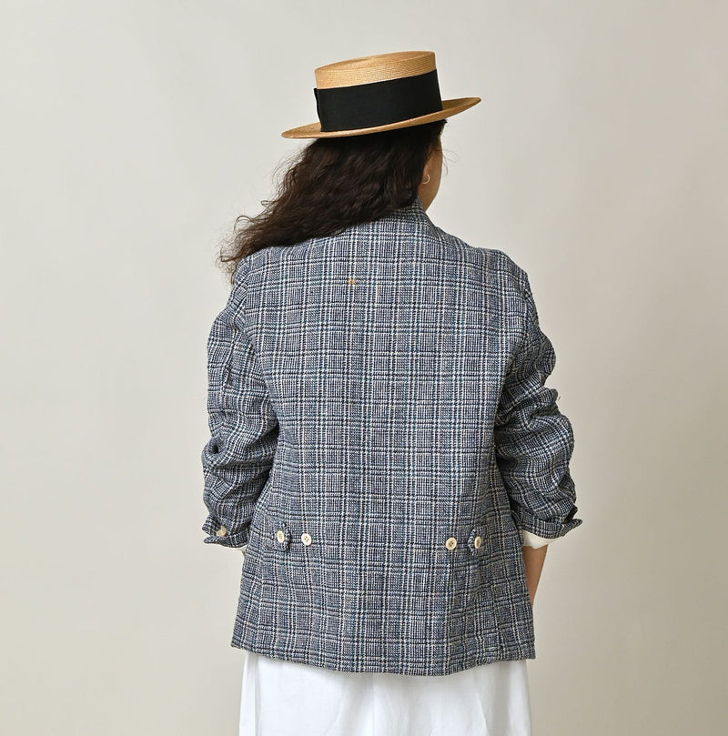 45R Cotton Linen Tweed 908 Jacket - Image 10