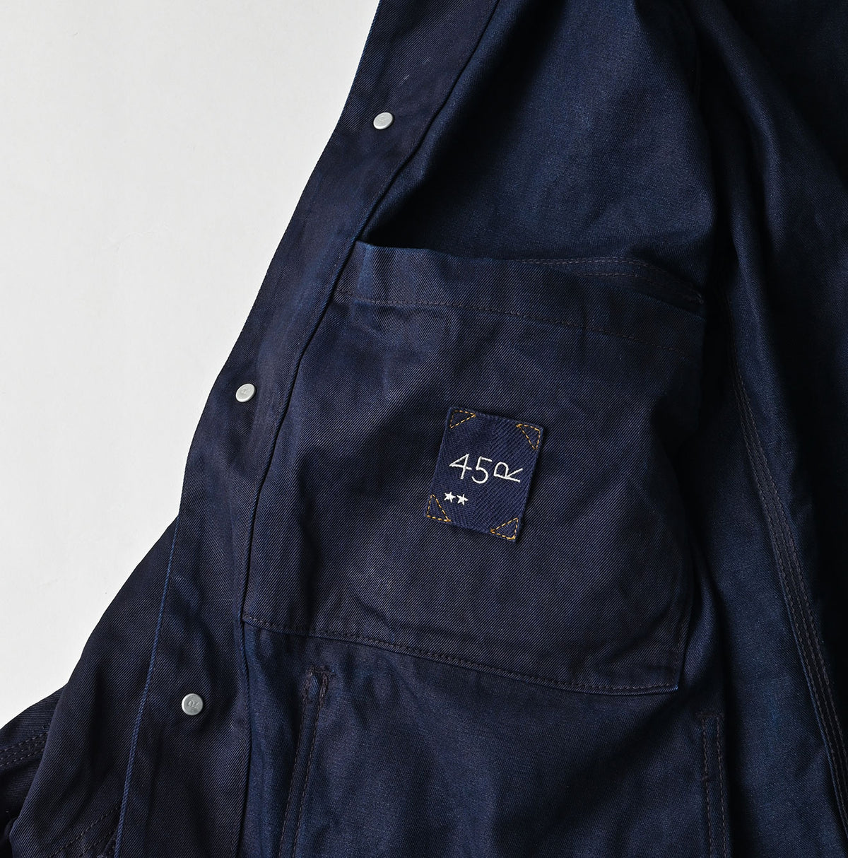 45R Indigo Two-Ply Chino 908 Coverall