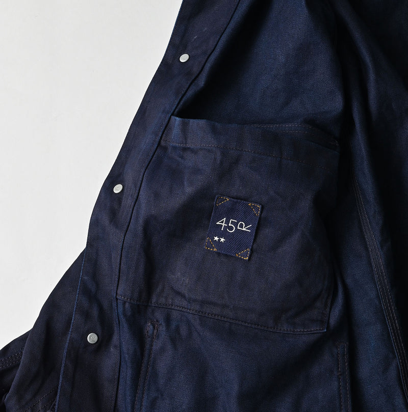 45R Indigo Two-Ply Chino 908 Coverall - Image 19