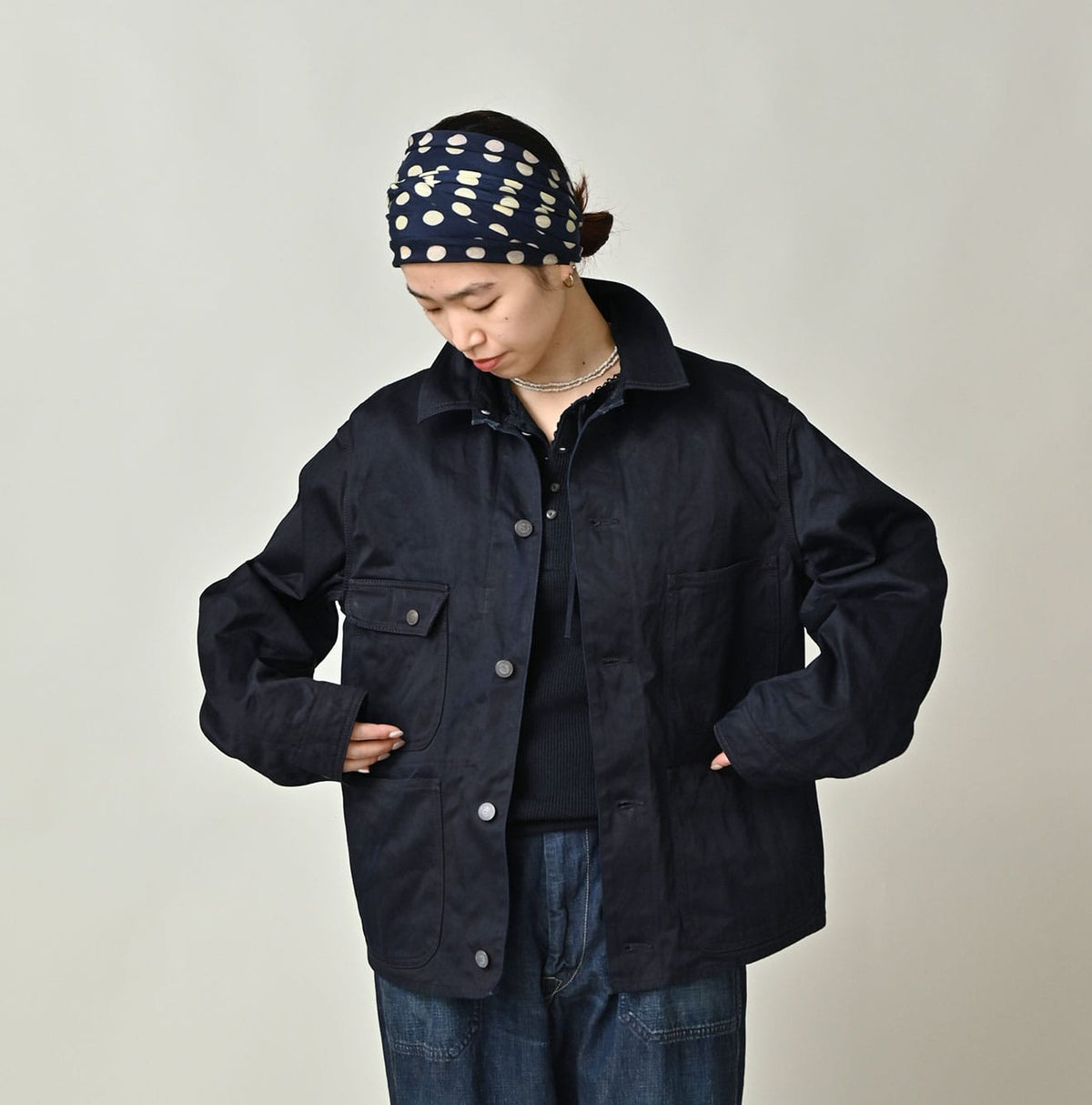 45R Indigo Two-Ply Chino 908 Coverall