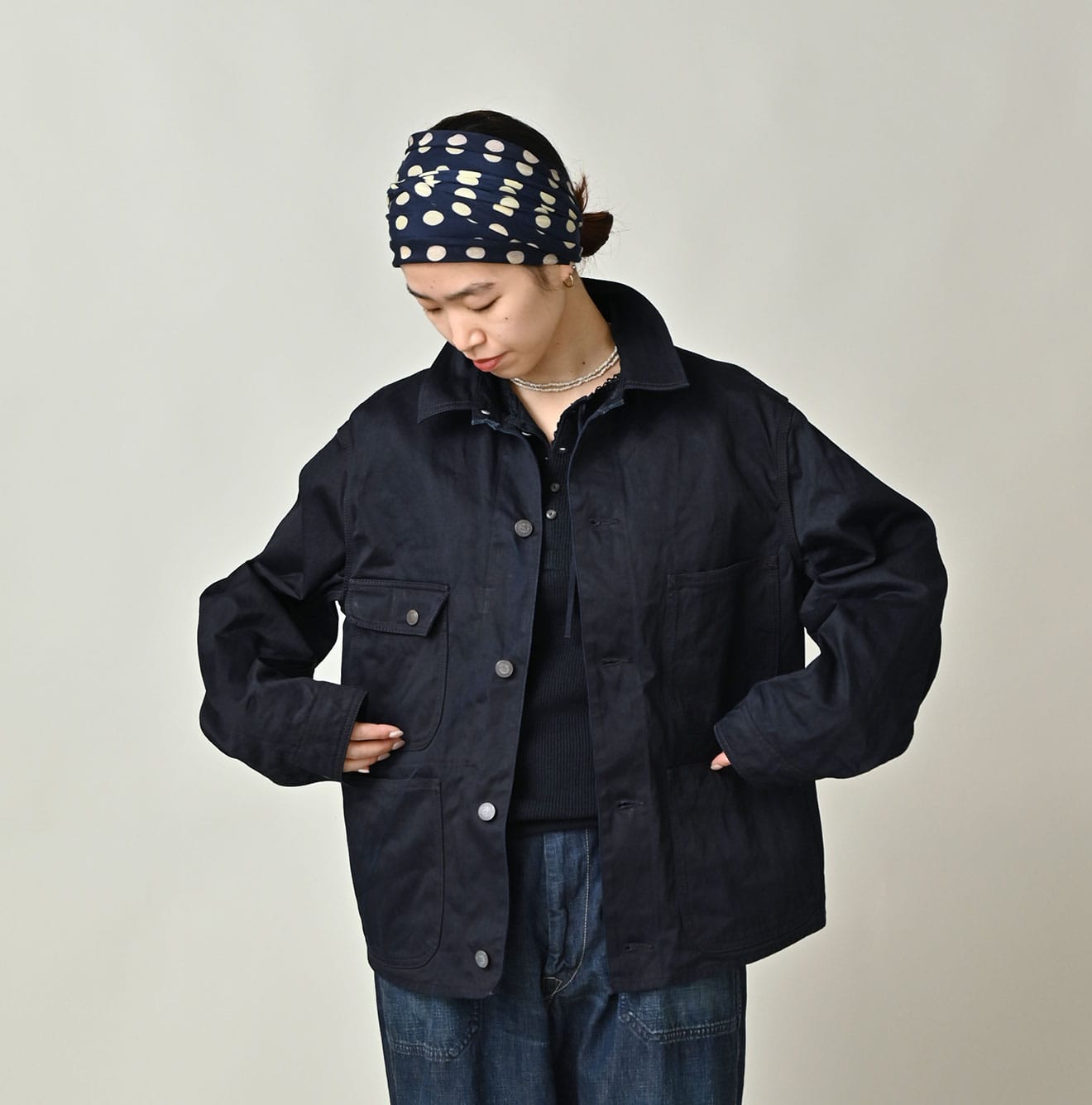 45R Indigo Two-Ply Chino 908 Coverall