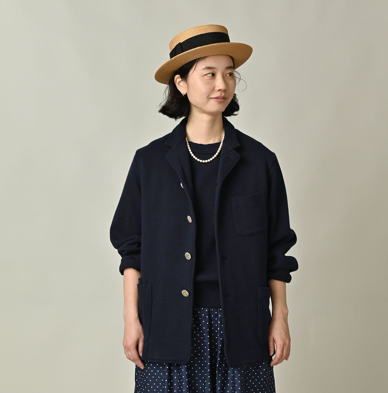 45R Jaquard 908 Cardigan Jacket - Image 7