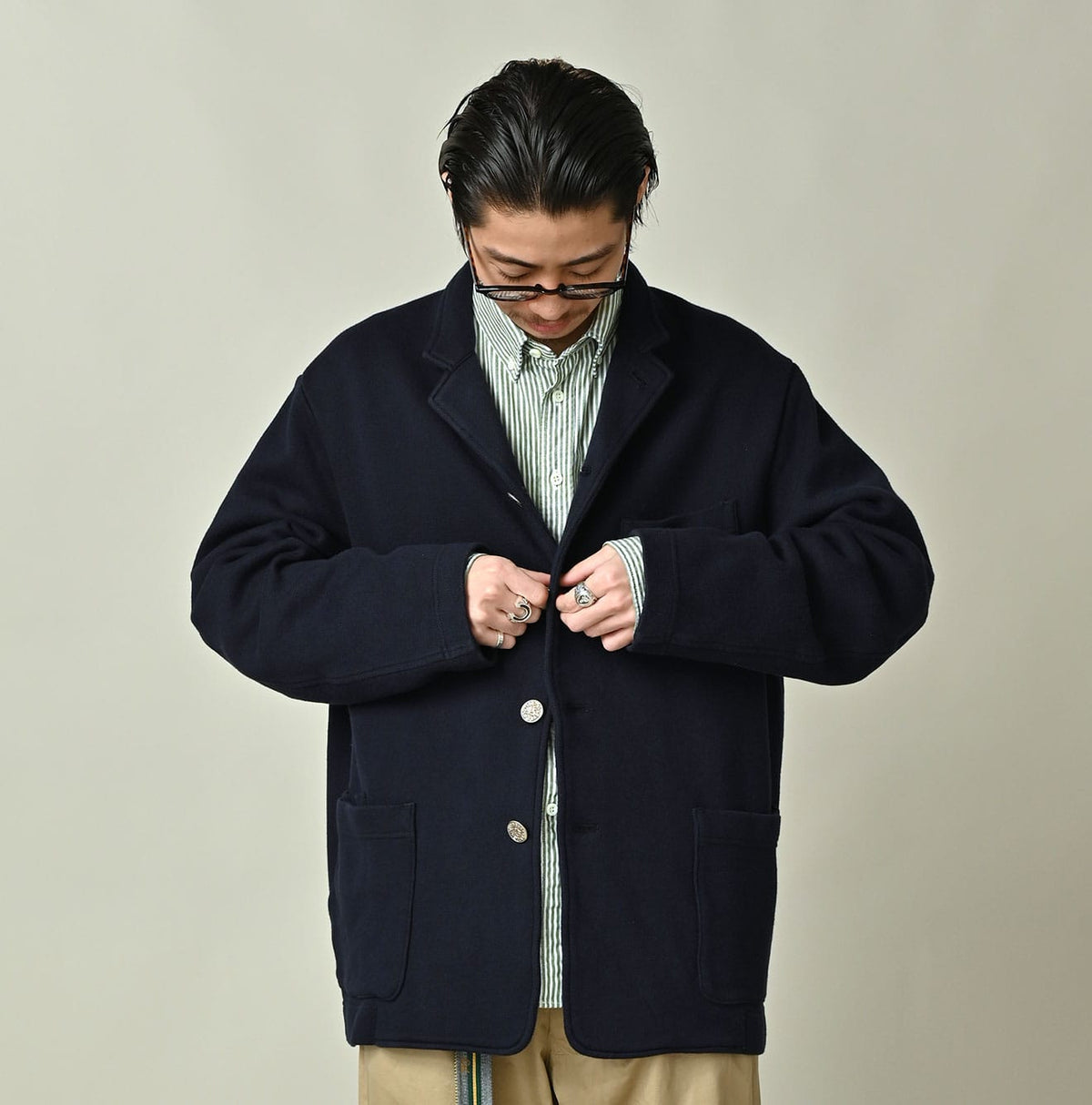 45R Jaquard 908 Cardigan Jacket