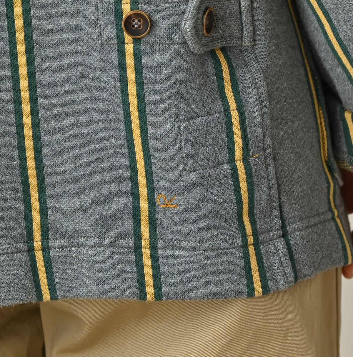 45R Regimental Stripe 908 Cardigan Jacket
