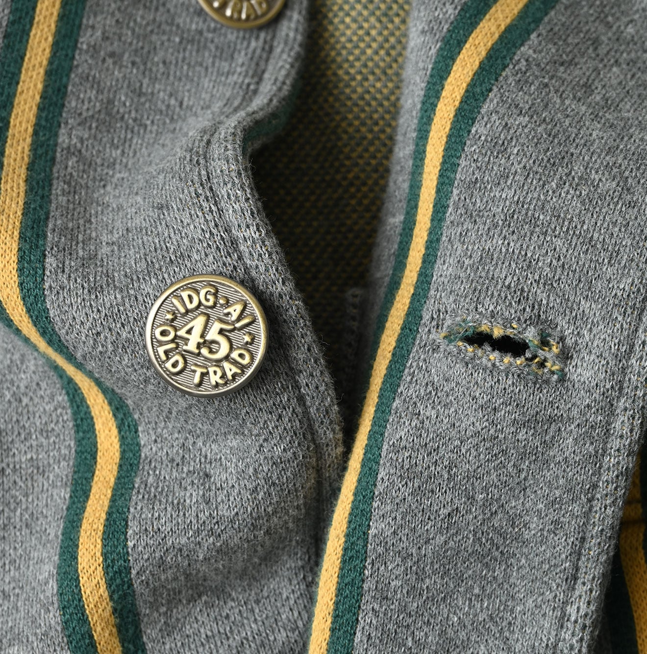 45R Regimental Stripe 908 Cardigan Jacket