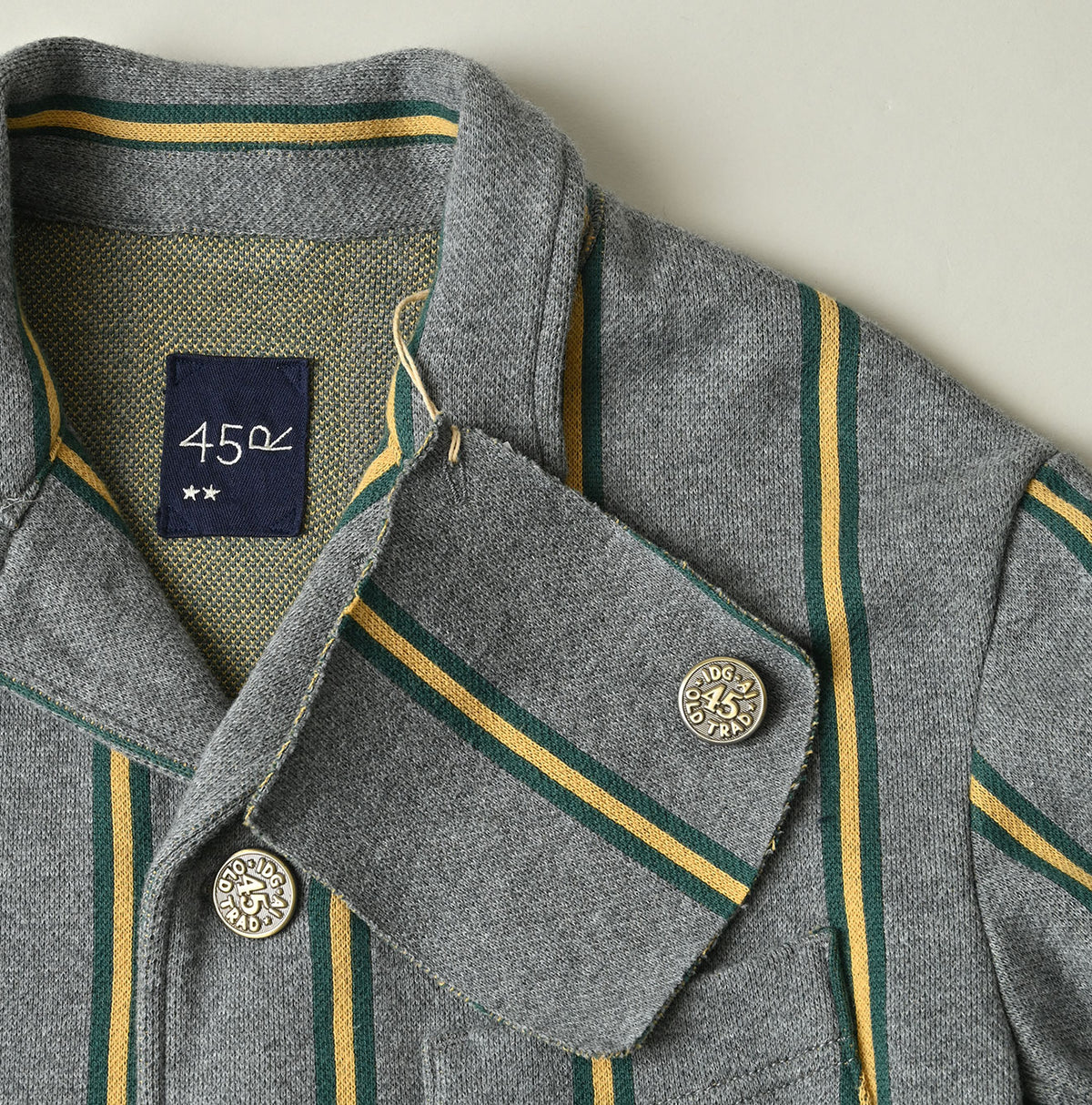 45R Regimental Stripe 908 Cardigan Jacket