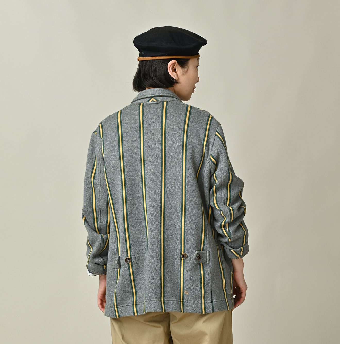 45R Regimental Stripe 908 Cardigan Jacket - Image 9