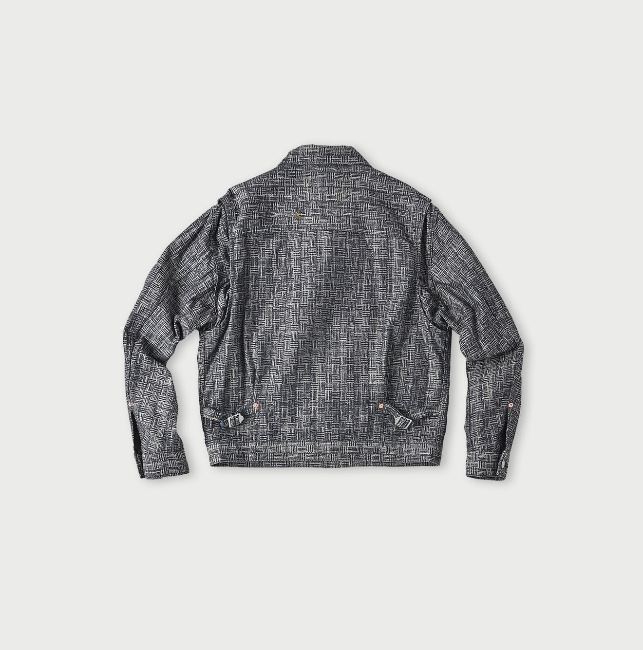 45R Indigo Sankuzushi Jacquard Denim Jacket