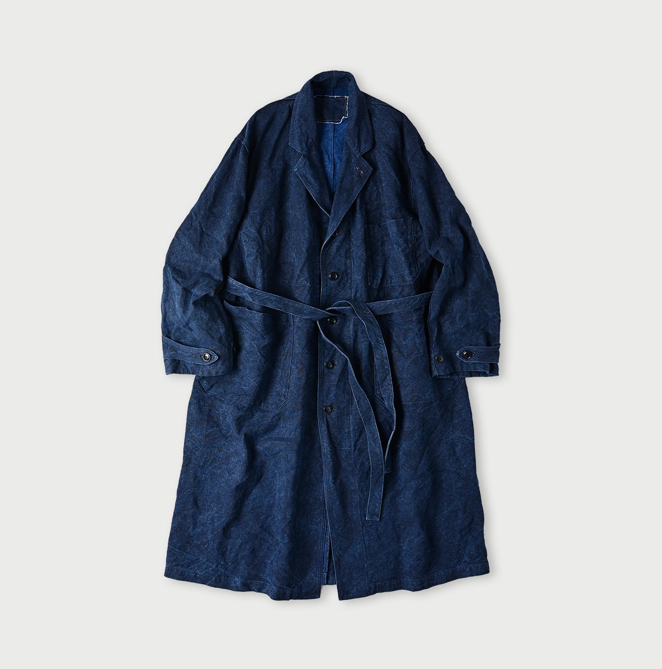 Indigo Linen Duck 908 Coat