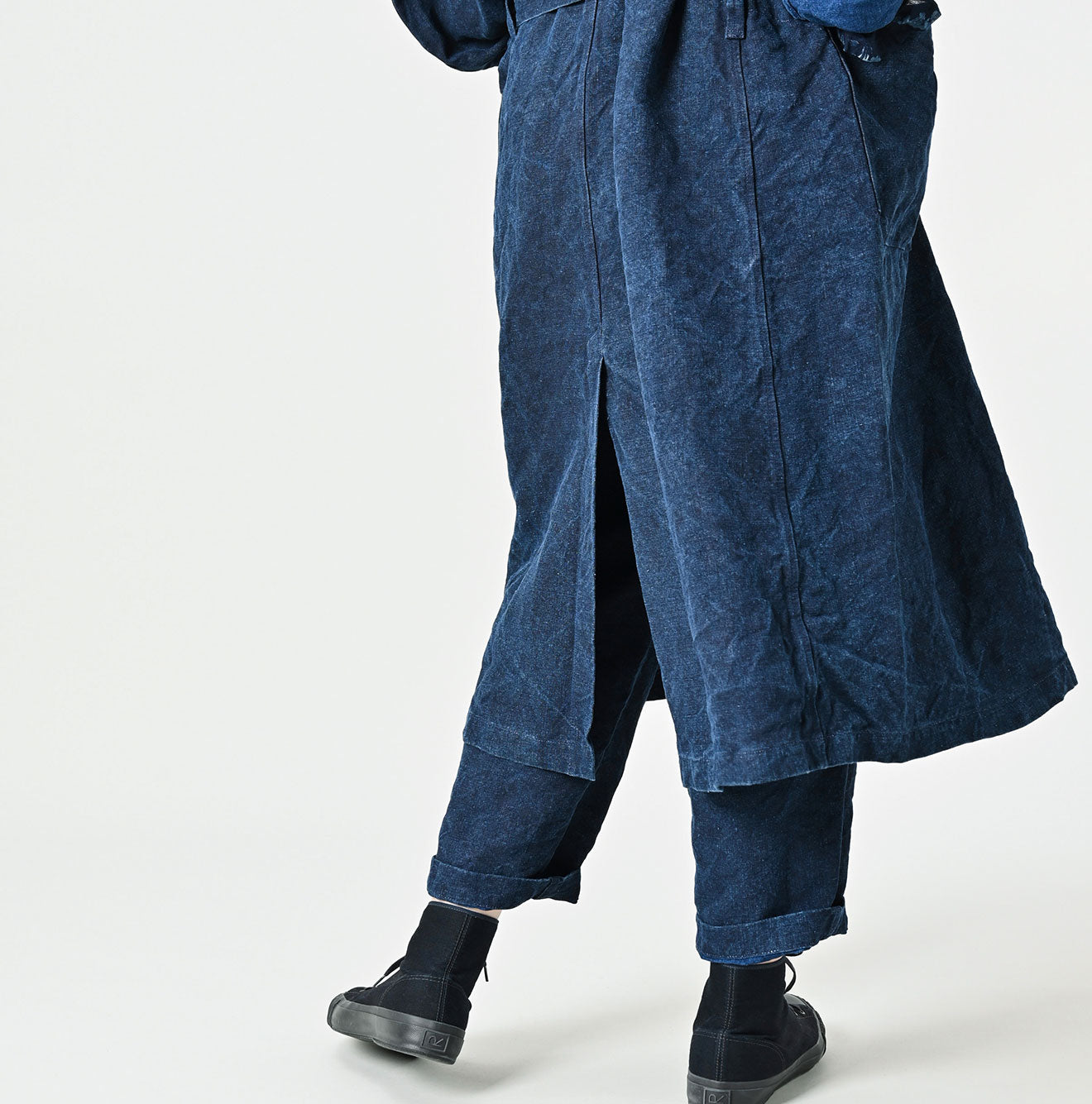 45R Indigo Linen Duck 908 Coat