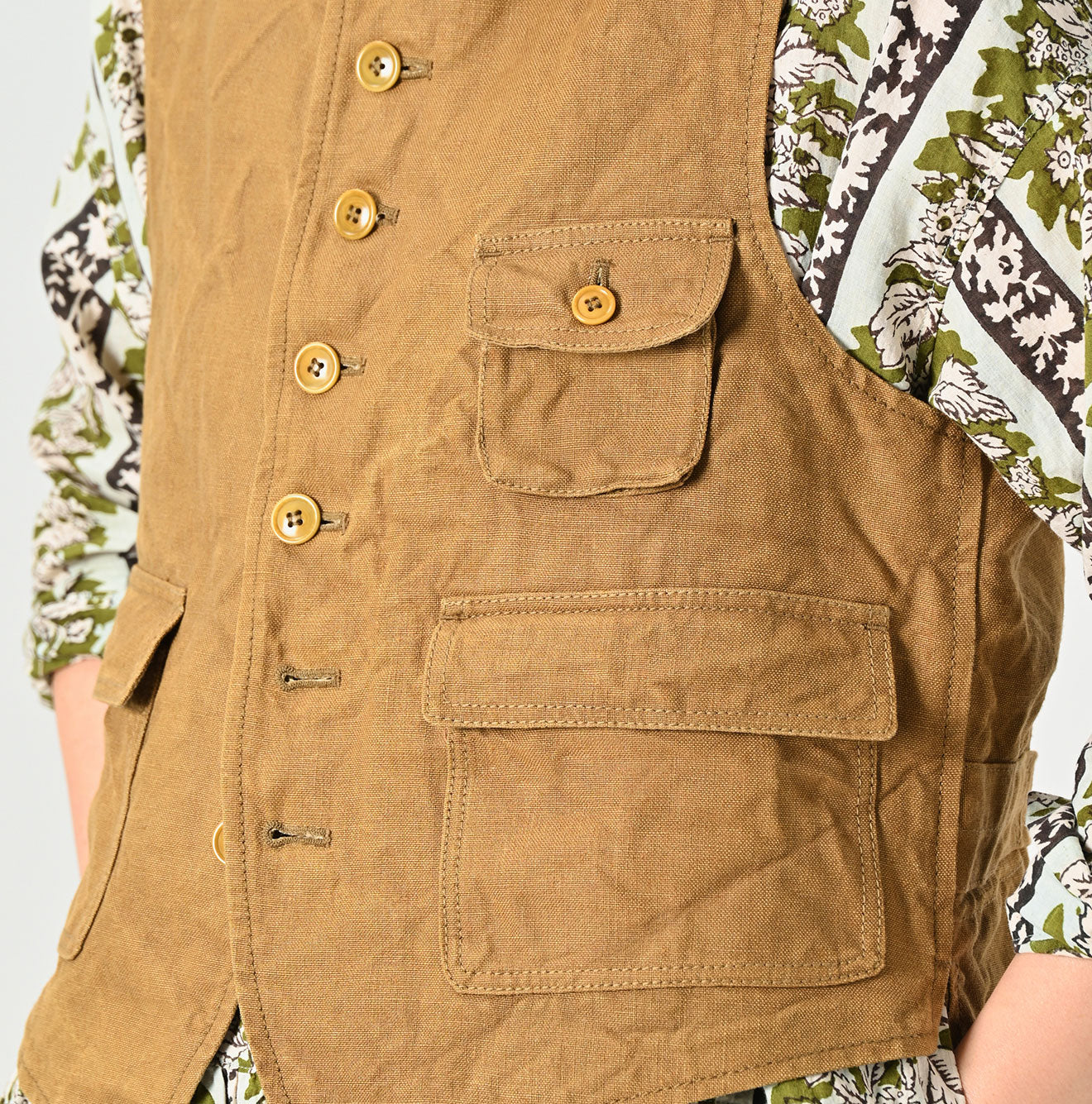 45R Linen Duck 908 Hunting Vest