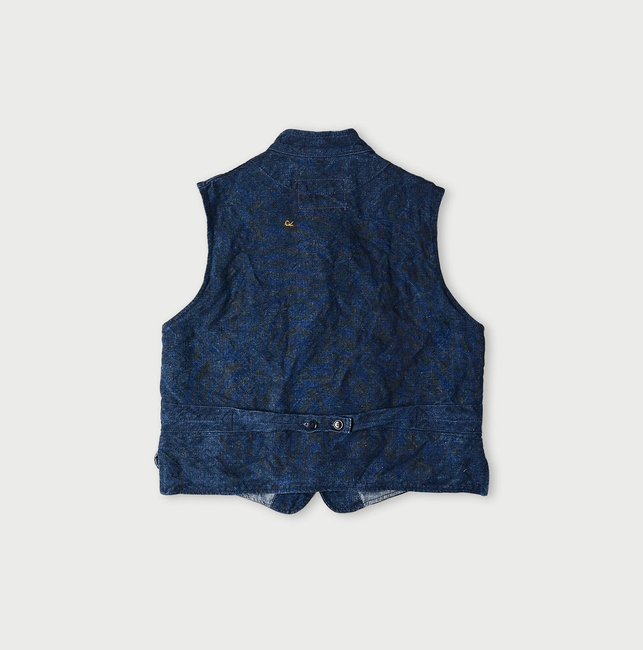 45R Indigo Linen Duck 908 Hunting Vest