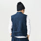 45R Indigo Linen Duck 908 Hunting Vest