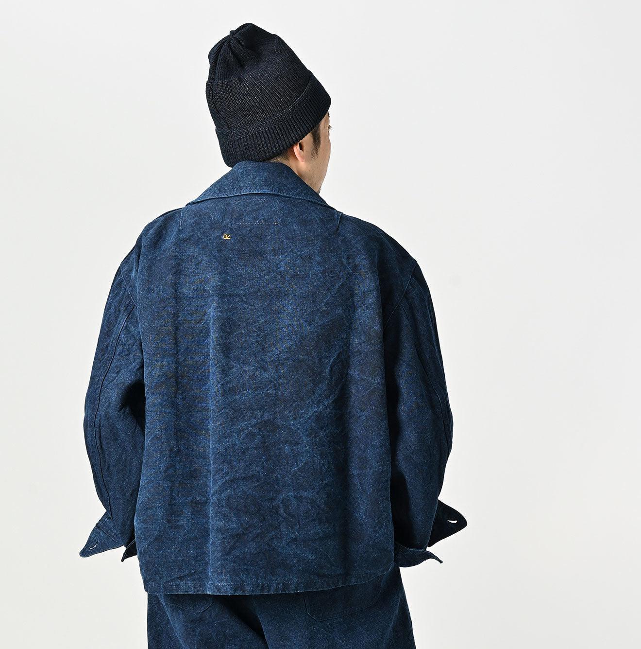 Indigo Linen Duck 908 Hunting Jacket - 45R by 45rpm studio - Image 9
