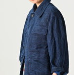 Indigo Linen Duck 908 Hunting Jacket - 45R by 45rpm studio