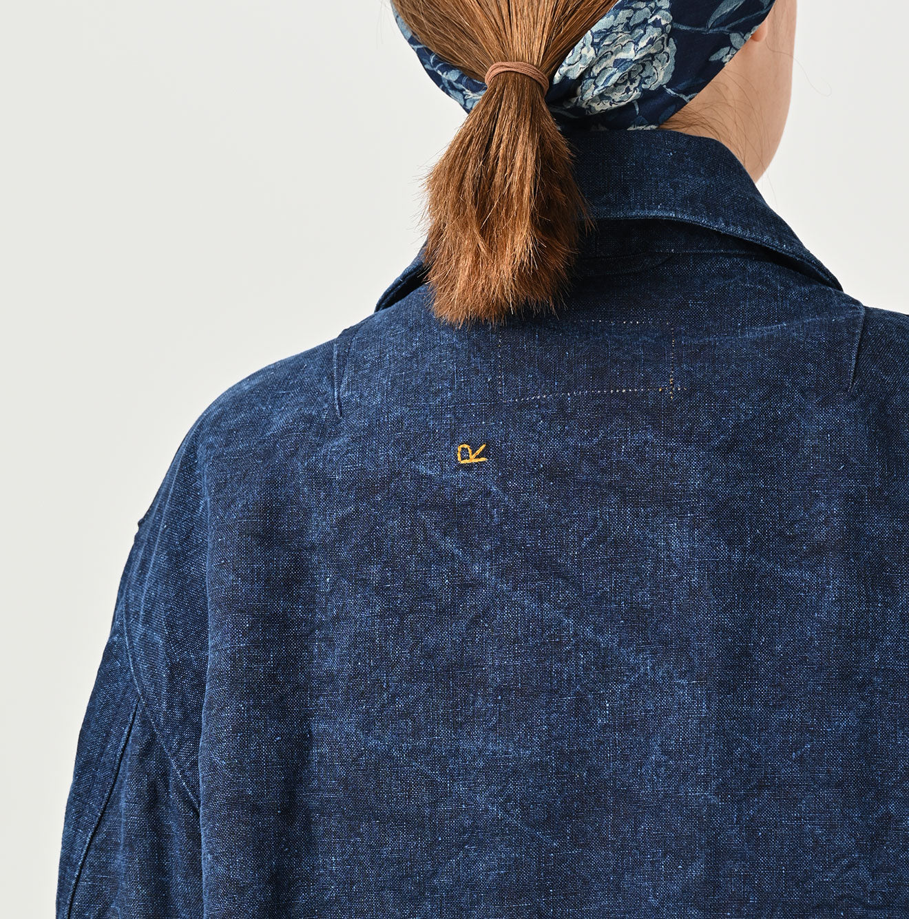 45R Indigo Linen Duck 908 Hunting Jacket