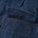 Indigo Linen Duck 908 Hunting Jacket - 45R by 45rpm studio