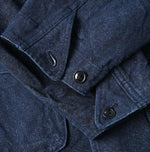 Indigo Linen Duck 908 Hunting Jacket - 45R by 45rpm studio