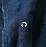Indigo Linen Duck 908 Hunting Jacket - 45R by 45rpm studio
