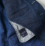 Indigo Linen Duck 908 Hunting Jacket - 45R by 45rpm studio