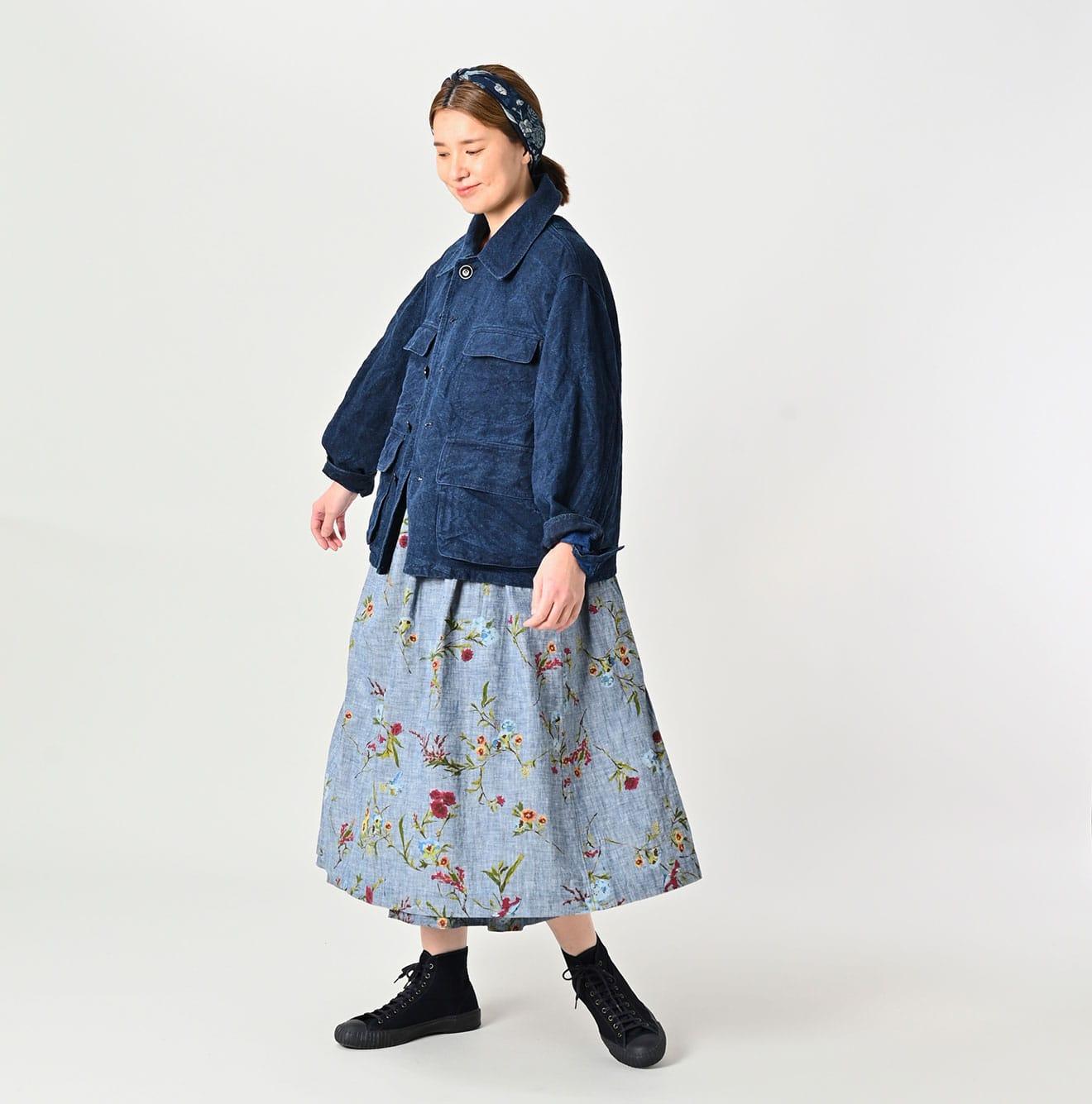 Indigo Linen Duck 908 Hunting Jacket – 45R GLOBAL