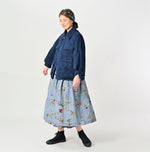 Indigo Linen Duck 908 Hunting Jacket - 45R by 45rpm studio