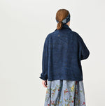 Indigo Linen Duck 908 Hunting Jacket - 45R by 45rpm studio