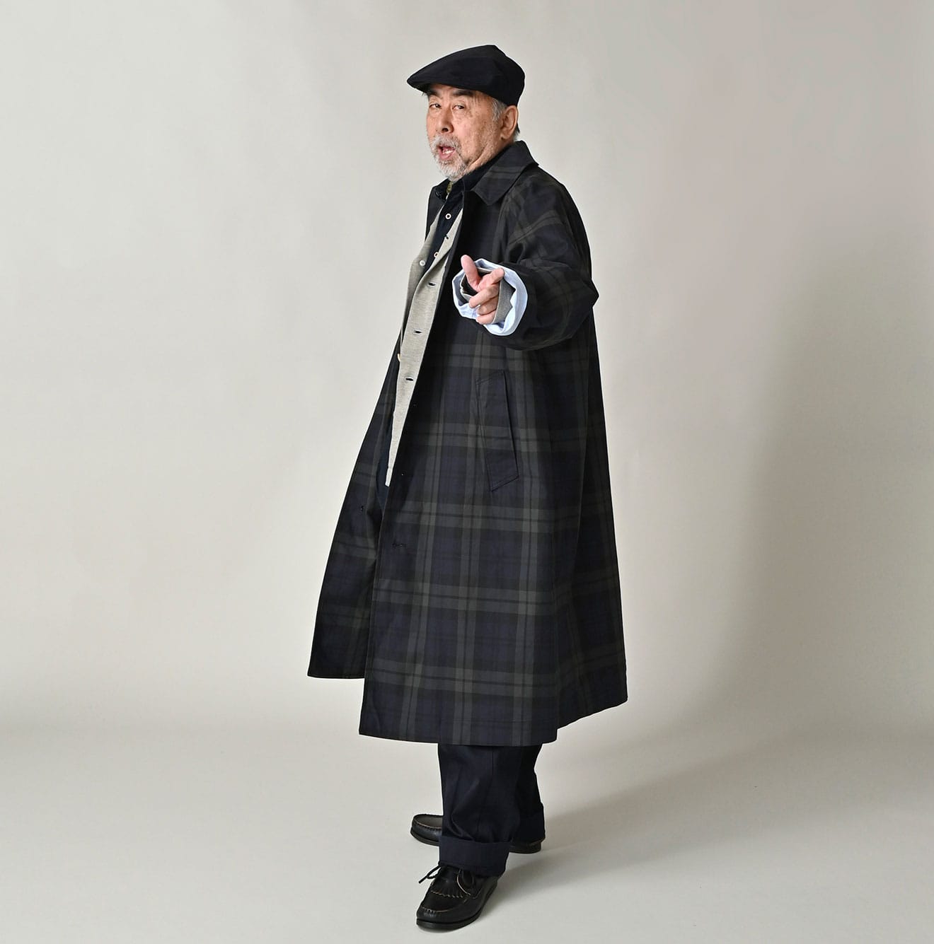 45R GabaBull 908 Bal Collar Coat