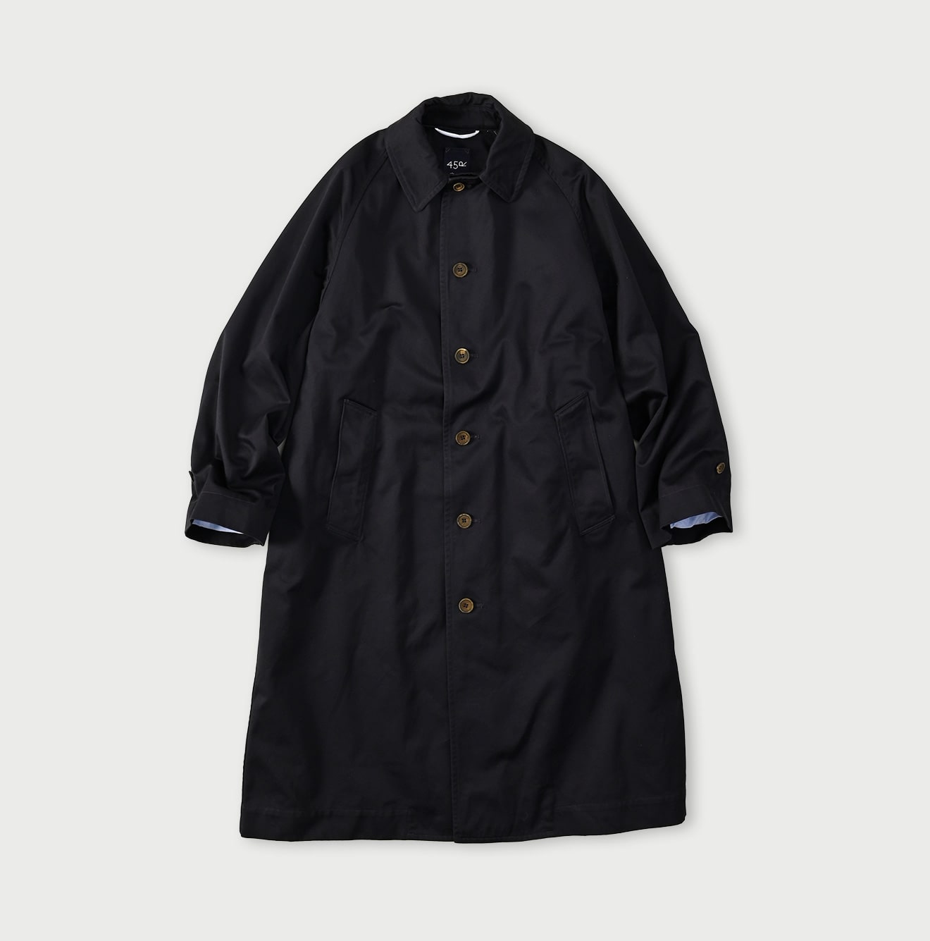 K*】様 <H>DOUBLE FACE BAL COLLAR BELTED CO Two-Ply Chino 908 Bal Collar Coat | 45R Official Online Store