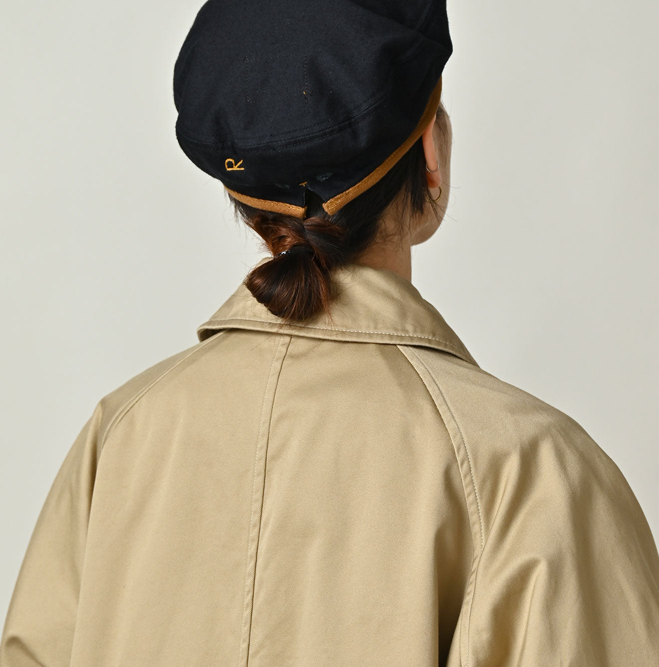 Two-Ply Chino 908 Bal Collar Coat | 45R Official Online Store